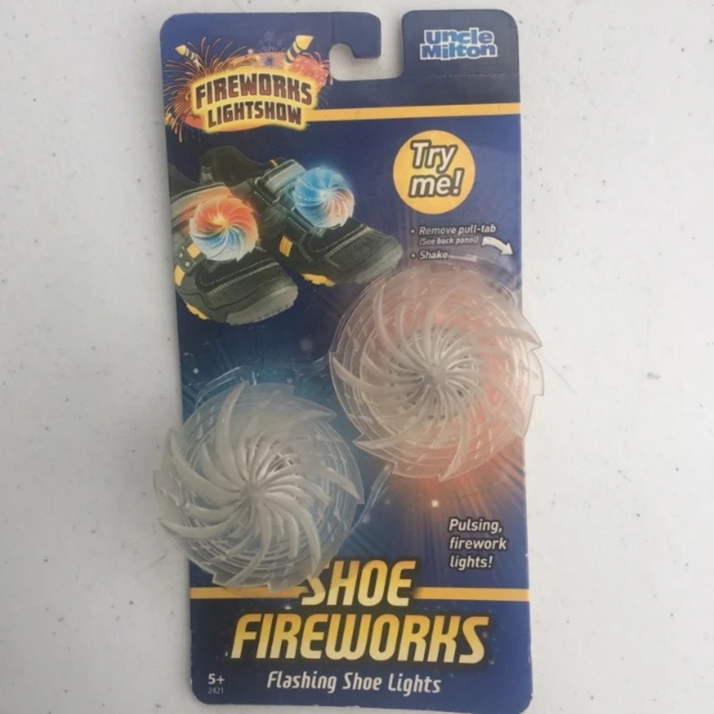 Shoe Fireworks lightshow uncle milton